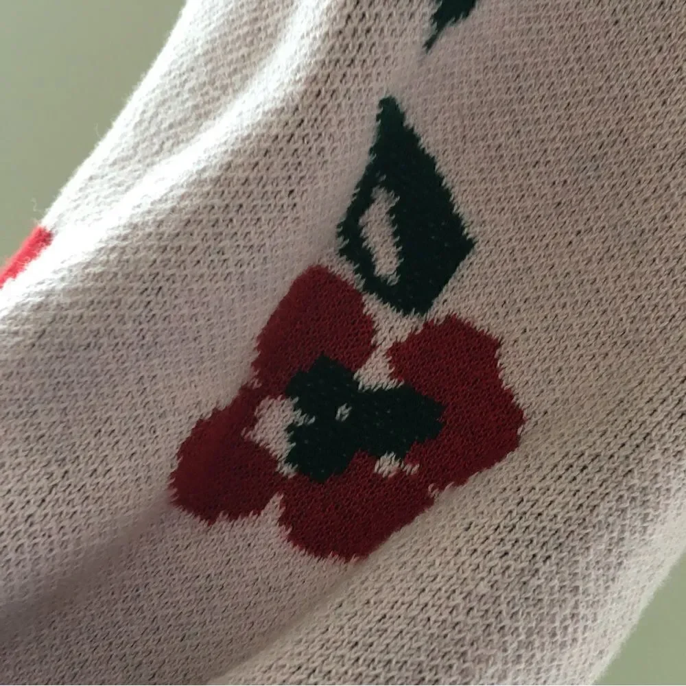 MEDIUM Thickness Adorable puff sleeve Crop sweater - Picture 5 of 8